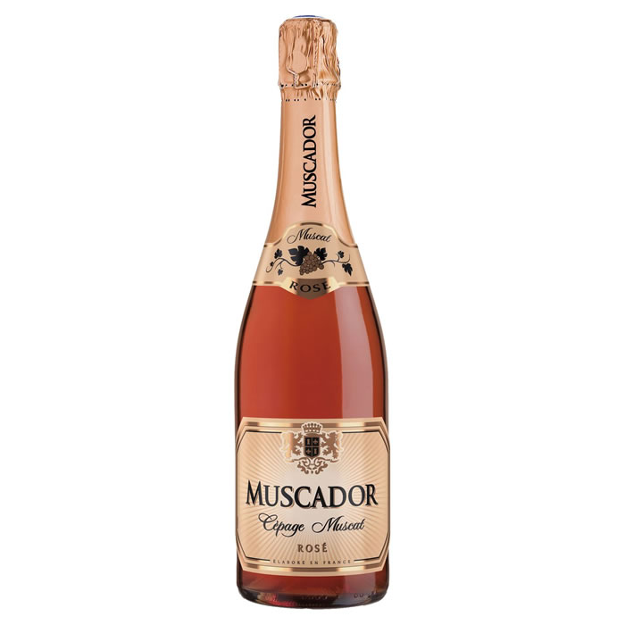 MUSCADOR Vin mousseux de qualité Muscat rosé