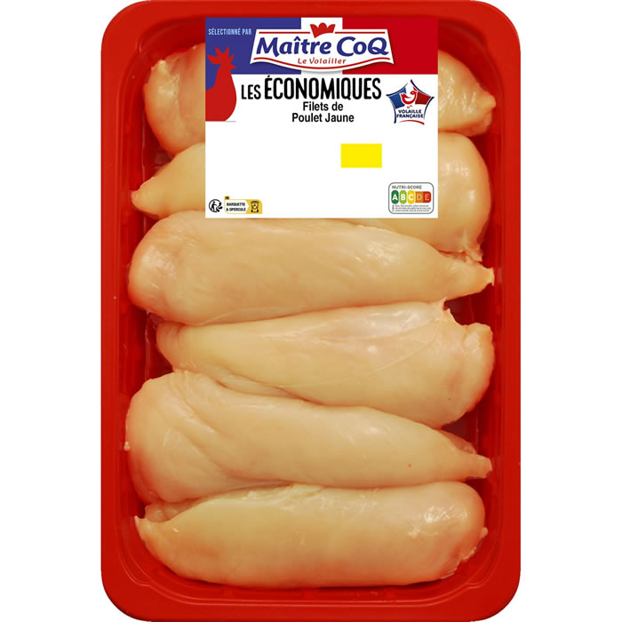 MAITRE COQ Filets de poulet jaune