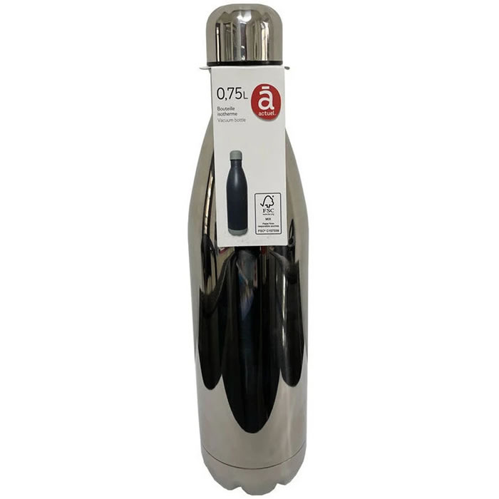 ACTUEL Bouteille isotherme en inox