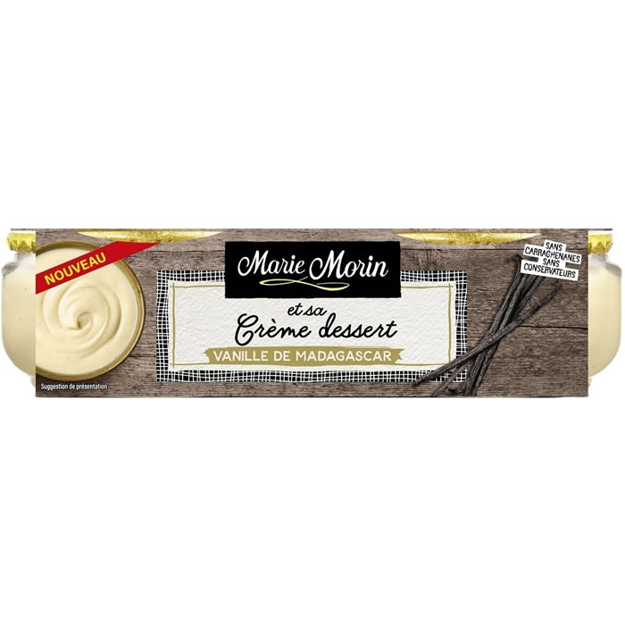 MARIE MORIN Crème dessert à la vanille