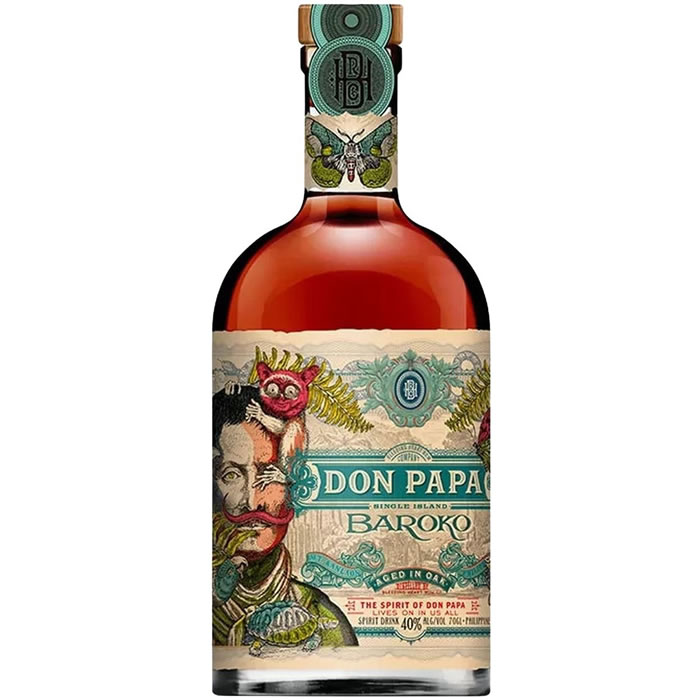 DON PAPA Baroko Boisson à base de rhum vieilli en fûts de chêne