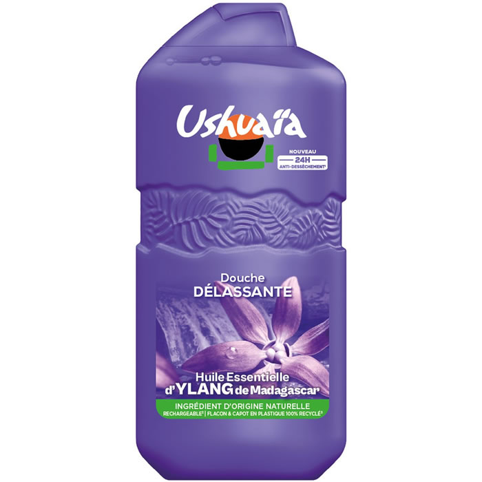 USHUAIA Gel douche à l'huile essentielle d'Ylang