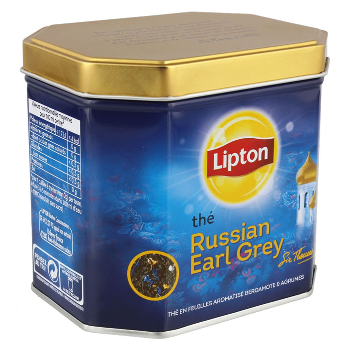 LIPTON Thé Russian earl grey en vrac