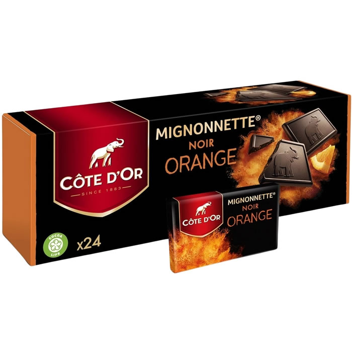 CÔTE D'OR Mignonnettes au chocolat noir et orange