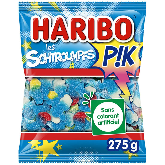 HARIBO Schtroumpfs Pik Bonbons acidulés