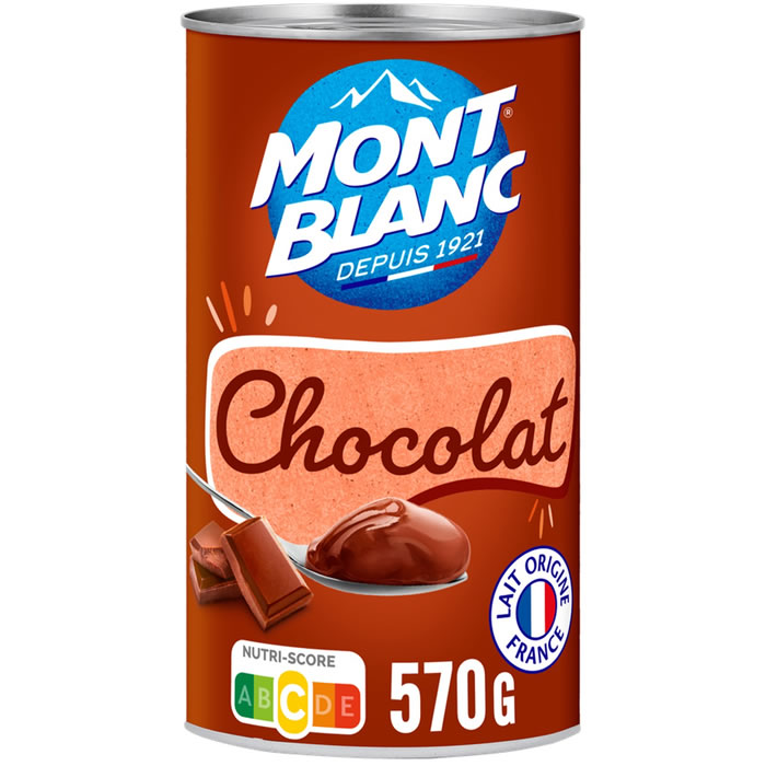 MONT BLANC Crème dessert au chocolat