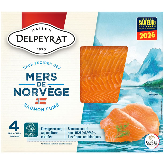 DELPEYRAT Saumon fumé de Norvège