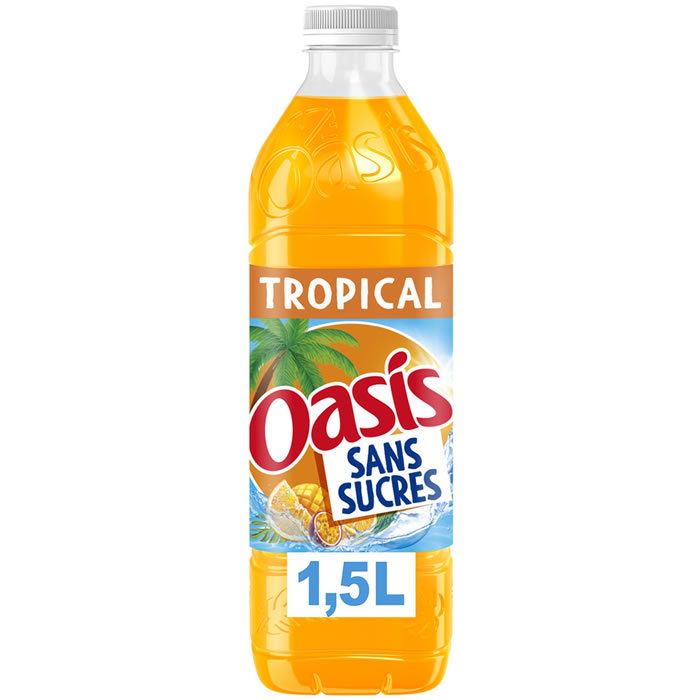 OASIS Boisson aux fruits tropicaux sans sucres