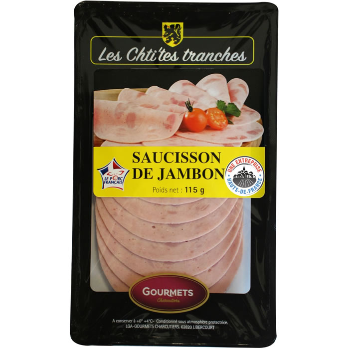 GOURMET DE L'ARTOIS Saucisson de jambon