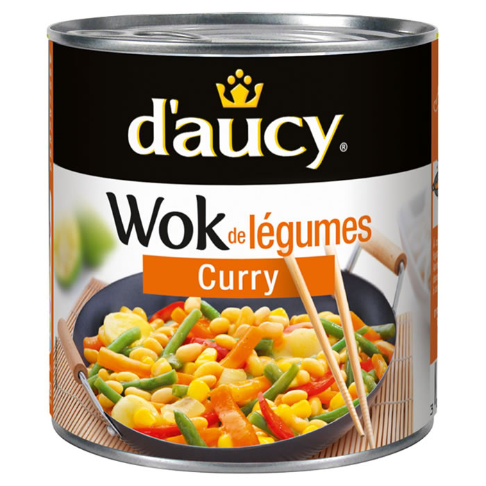 D'AUCY Wok de légumes au curry