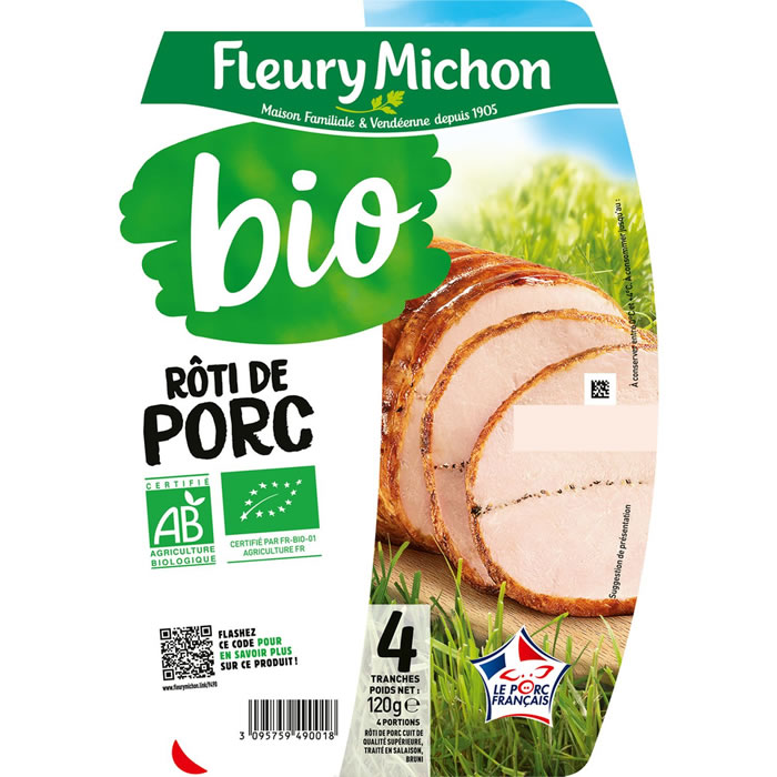 FLEURY MICHON Rôti de porc bio