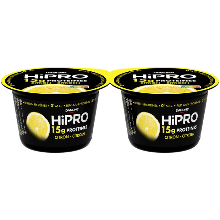 HIPRO Yaourts protéiné au citron 0% M.G