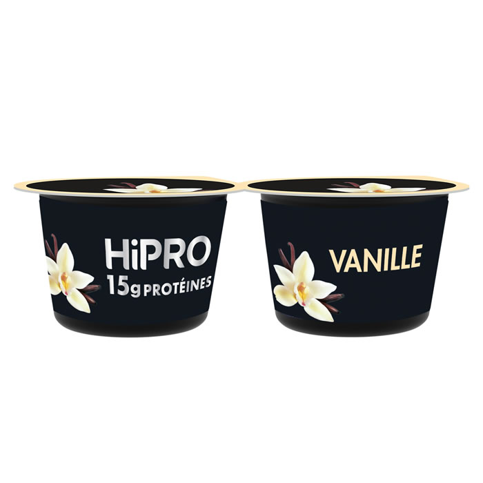 HIPRO Yaourts protéiné à la vanille 0% M.G