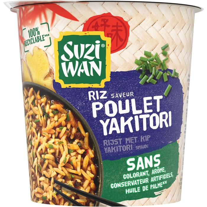 SUZI-WAN Riz saveur poulet et soja