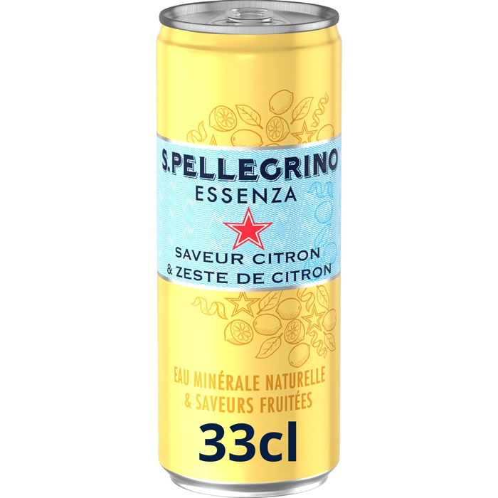 SAN PELLEGRINO Essenza Eau minérale naturelle gazeuse citron