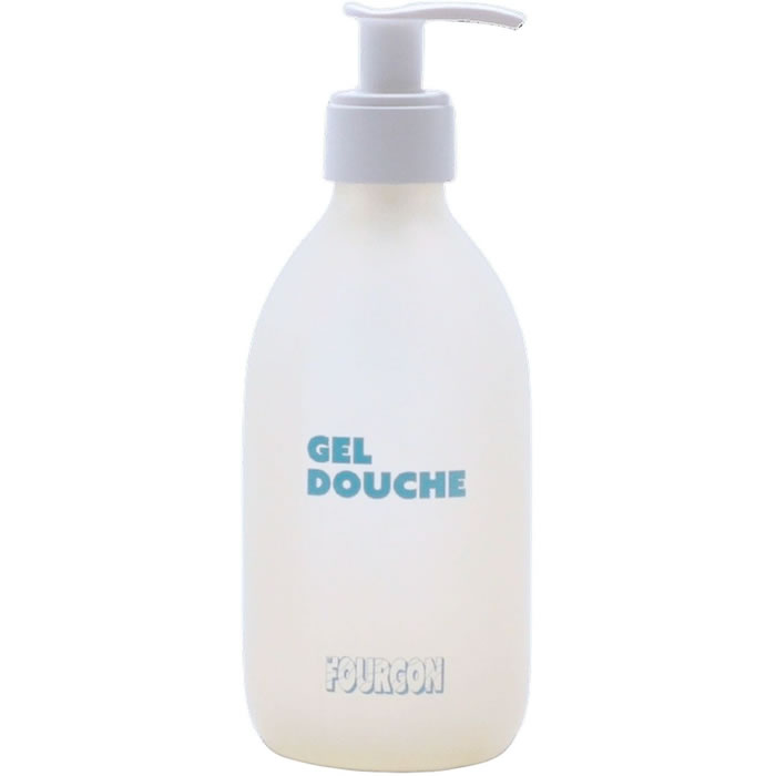 LE FOURGON Flacon vide en verre pour gel douche rechargeable
