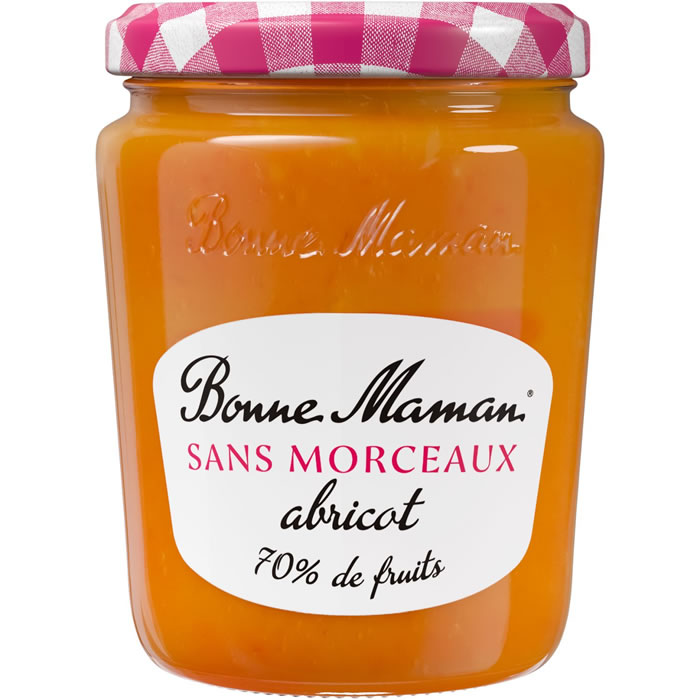 BONNE MAMAN Confiture d'abricots sans morceaux