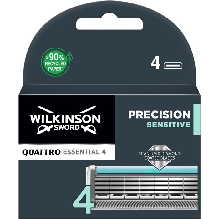 WILKINSON Quattro Essential Recharge pour rasoir 4 lames