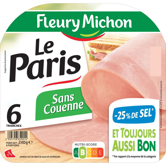 FLEURY MICHON Le Paris Jambon -25% de sel