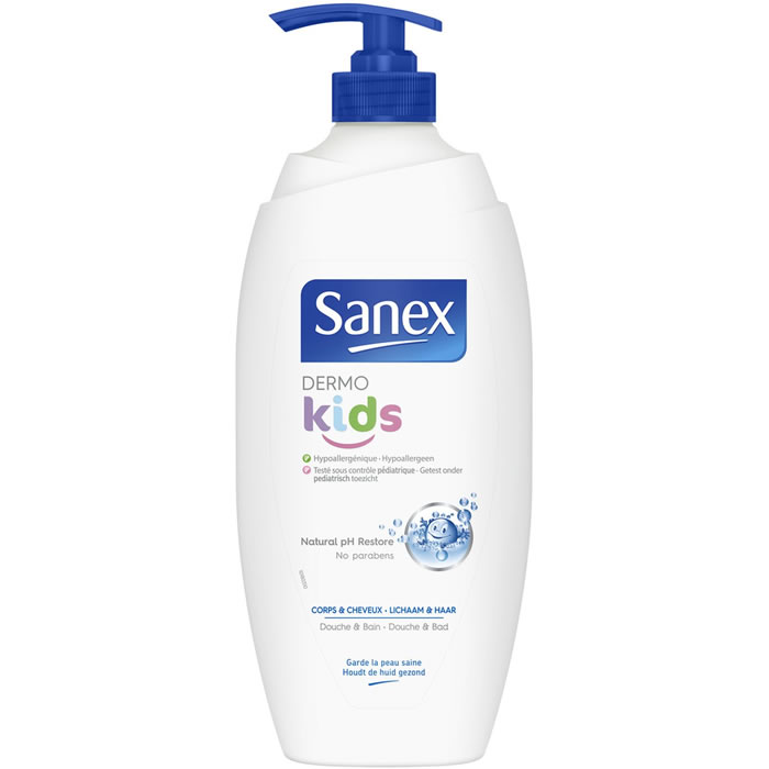 SANEX Dermo Kids Shampoing douche bain enfant hypoallergénique