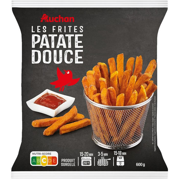 AUCHAN Frites classiques de patate douce