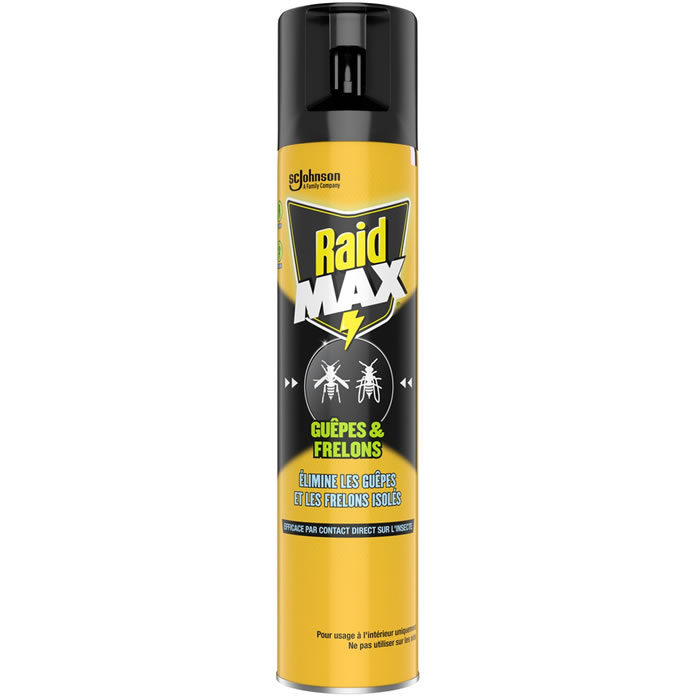 RAID Max Aérosol anti-guêpes et frelons