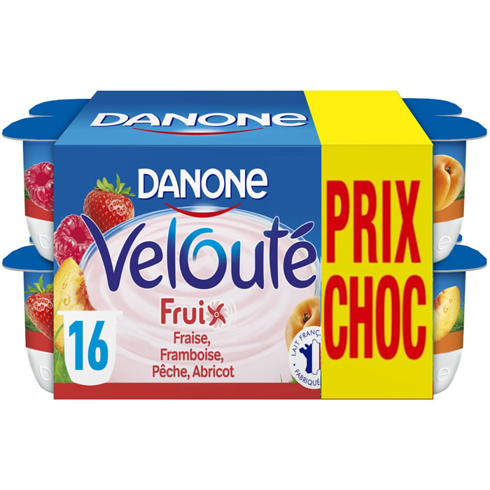 DANONE : Velouté Fruix - Yaourts brassés aux fruits - chronodrive