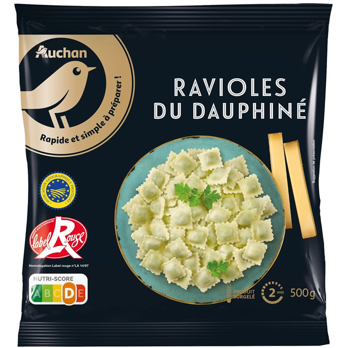 AUCHAN Gourmet Ravioles du dauphiné label rouge