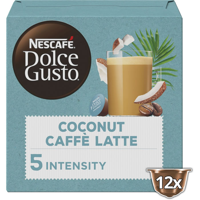 NESCAFE Dolce Gusto Capsules de café au lait et noix de coco N°5