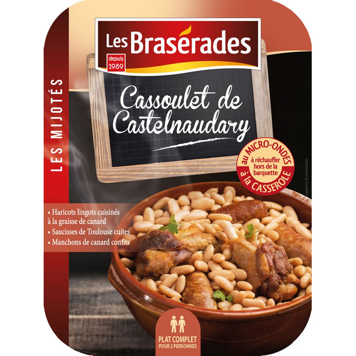 LES BRASERADES Les Mijotés Cassoulet de Castelnaudary