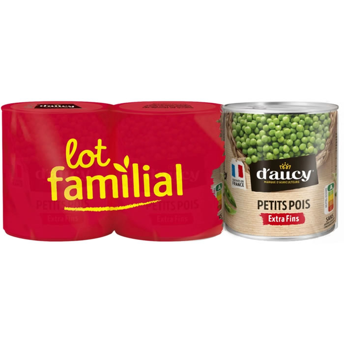 D'AUCY Petits pois extra-fins