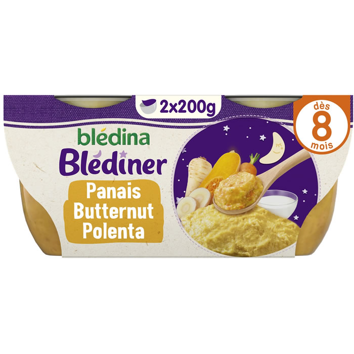 BLEDINA Blédîner Polenta, crèmeux de panais et butternut dès 8 mois