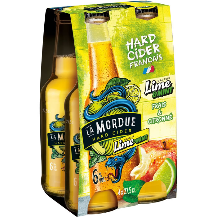 LA MORDUE Cidre aromatisé citron et menthe