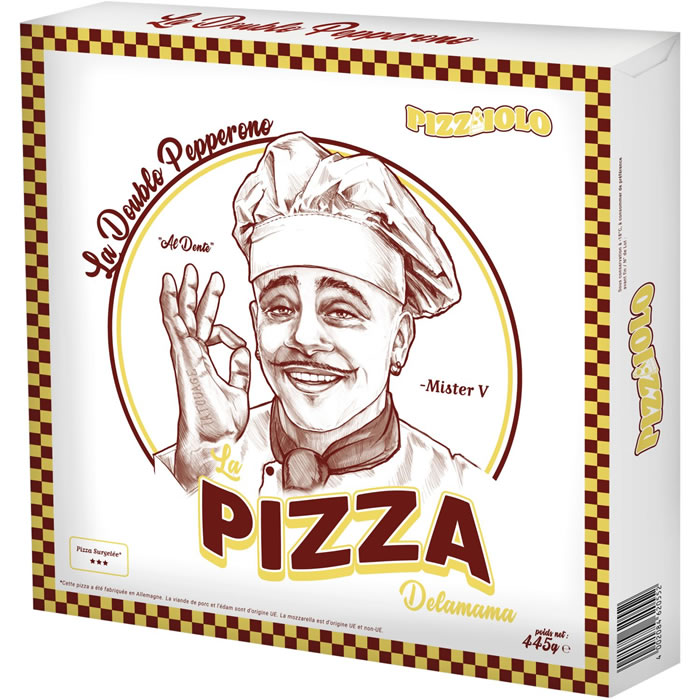 PIZZAIOLO Mister V Delamama Pizza double pepperono