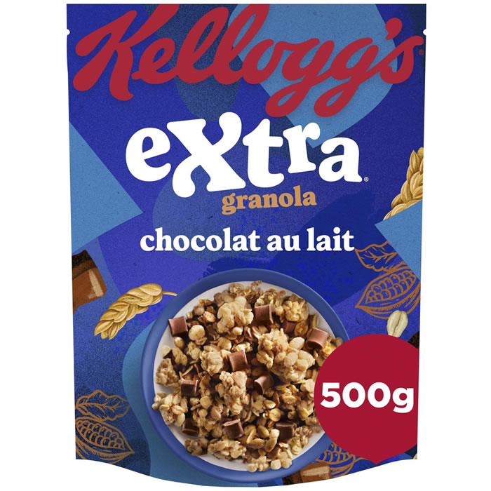 KELLOGG'S Extra Céréales pépites aux morceaux de chocolat au lait