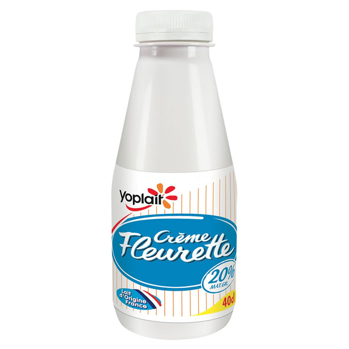 YOPLAIT Fleurette Crème fluide légère 20% M.G