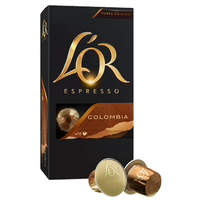 L'OR Espresso Capsules de café de Colombie N°8