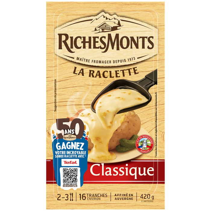 RICHES MONTS Fromage à raclette