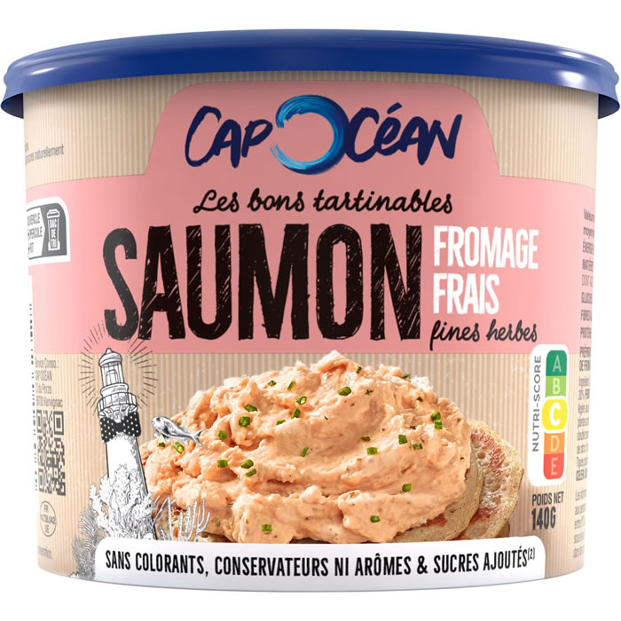 CAP OCEAN Rillettes de saumon et fromage frais