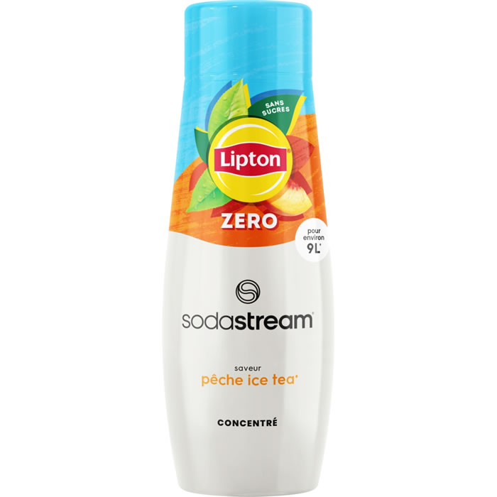 SODASTREAM Zéro Concentré de Lipton ice tea pêche sans sucres