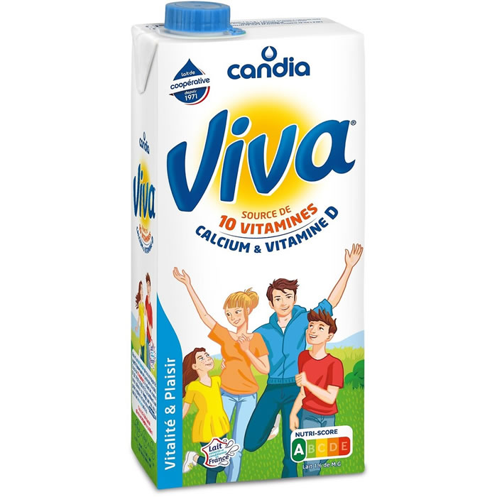 CANDIA Viva Lait vitaminé 1% M.G UHT