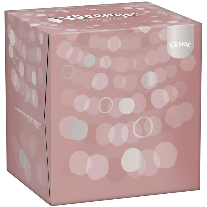 KLEENEX Mouchoirs boîte cubique