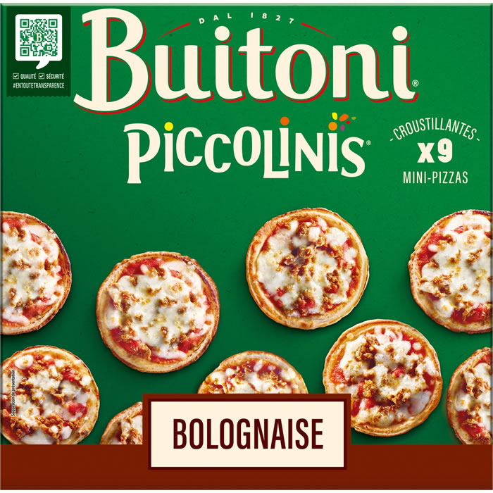 BUITONI Piccolinis Pizza à la bolognaise
