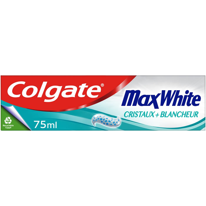 COLGATE Max White Dentifrice cristaux blancheur