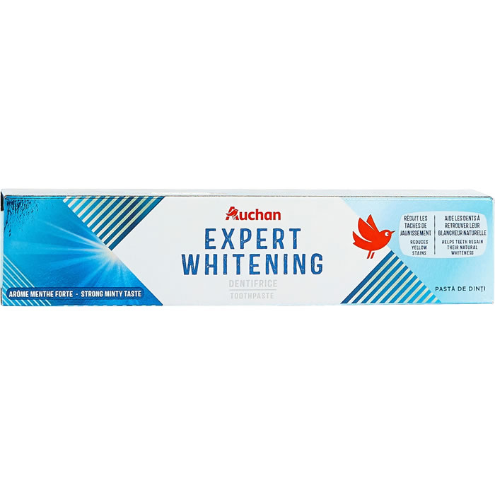 AUCHAN Dentifrice blancheur