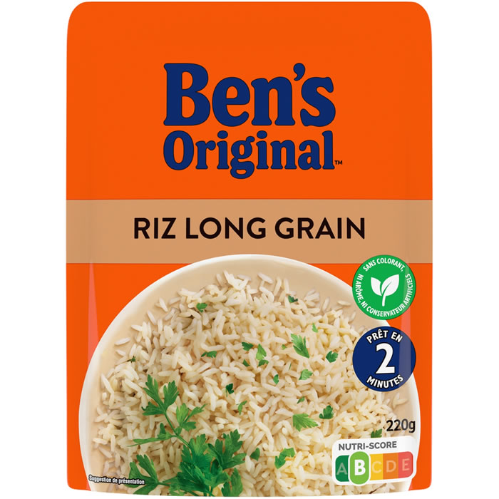 BEN'S ORIGINAL : Riz long grain - chronodrive