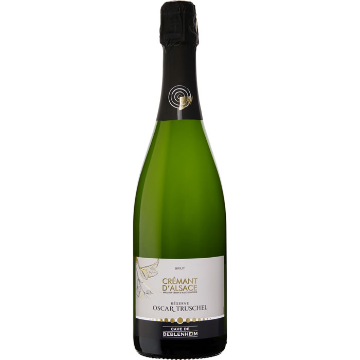 CREMANT D'ALSACE Oscar Truschel Vin blanc effervescent brut AOP