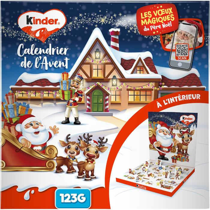 KINDER Calendrier de l'Avent chocolat