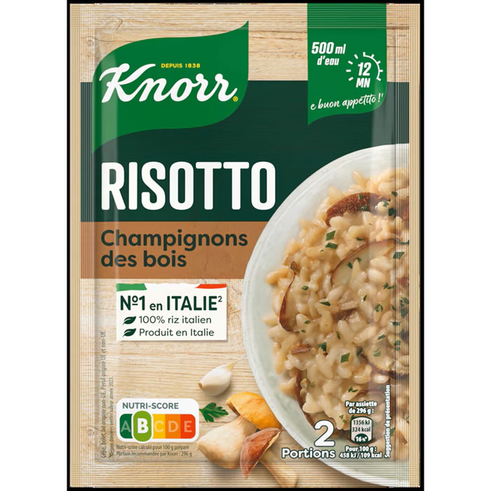 KNORR Risotto instantanée aux champignons des bois