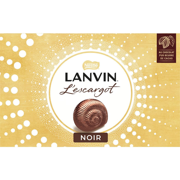 LANVIN L'Escargot Bouchées au chocolat noir